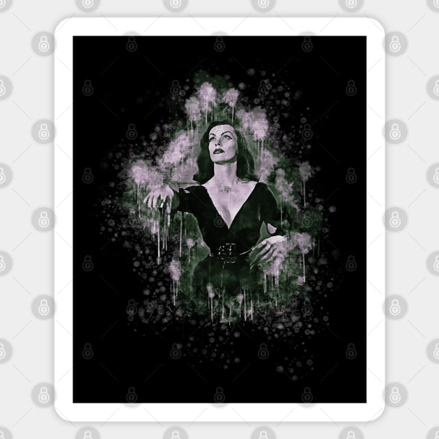 Vampira Sticker by UnlovelyFrankenstein